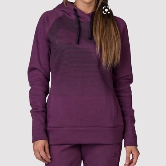 Puma Purple Logo Sweater  - Picture 1 of 8